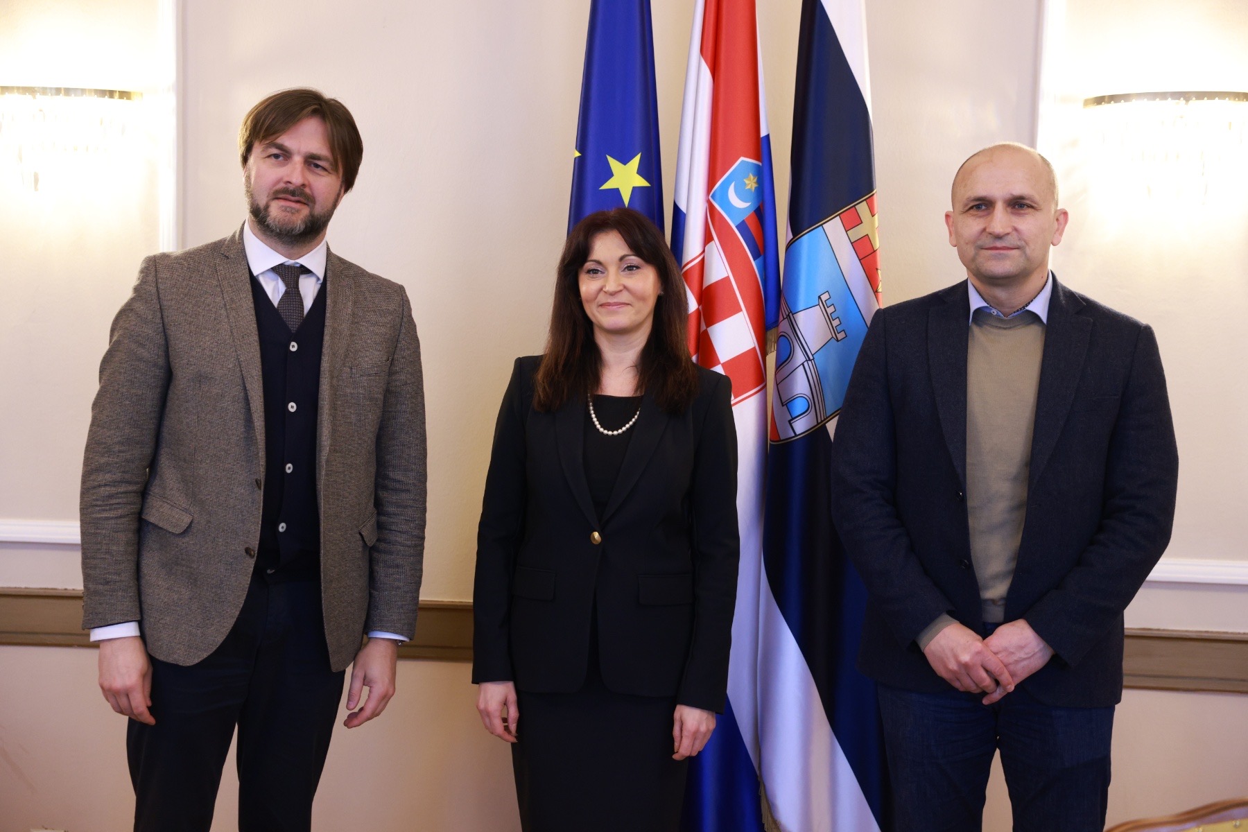 Potpredsjednici Vlade RH Anušić i Ćorić u radnom posjetu Osječko-baranjskoj županiji